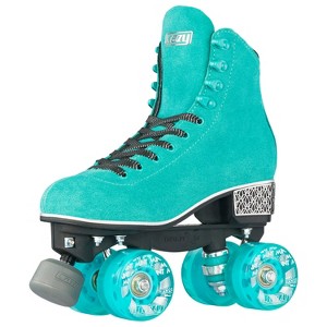 Crazy Skates Evoke Roller Skates For Women - Stylish Suede Quad Skates - 1 of 4