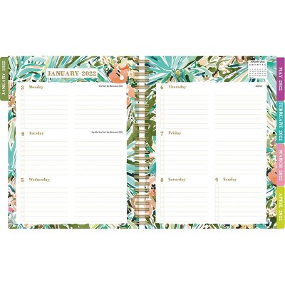 2021-22 17 Month Agenda Planner 9.5" x 11" Grow Wild - Wells St. by Lang