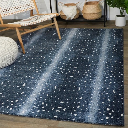 Polly Animal Print Kids' Rug Navy Blue - Balta Rugs : Target