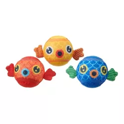 BARK Puppy Guppies Tennis Ball Groupers Dog Toy