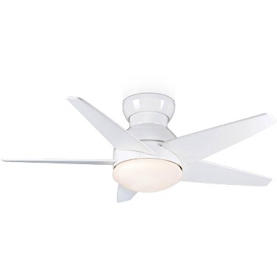 44" Casablanca Isotope Fresh White Hugger LED Ceiling Fan