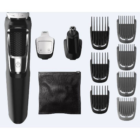 Philips : - Men\'s Attachments Norelco Series Multigroom Trimmer 13 3000 Electric Target With Mg3750/60 Rechargeable All-in-one