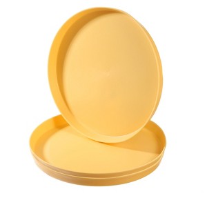 Unique Bargains Durable Reusable Non-slip Stackable Serving Tray 3 Pcs - 1 of 4