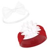 Hudson Baby Infant Girl Cotton and Synthetic Headbands, 12 Days Of Christmas Holly, 0-24 Months - 4 of 4