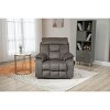 Oversized Chenille Power Lift Recliner Chair with Dual OKIN Motors, Massage, Heating, 180¡ã Lay Flat, and 2 Cup Holders - 2 of 4