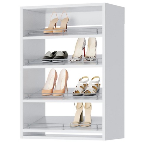 Vista Tall Shoe Shelf Tower - White, 19.5 Wide : Target