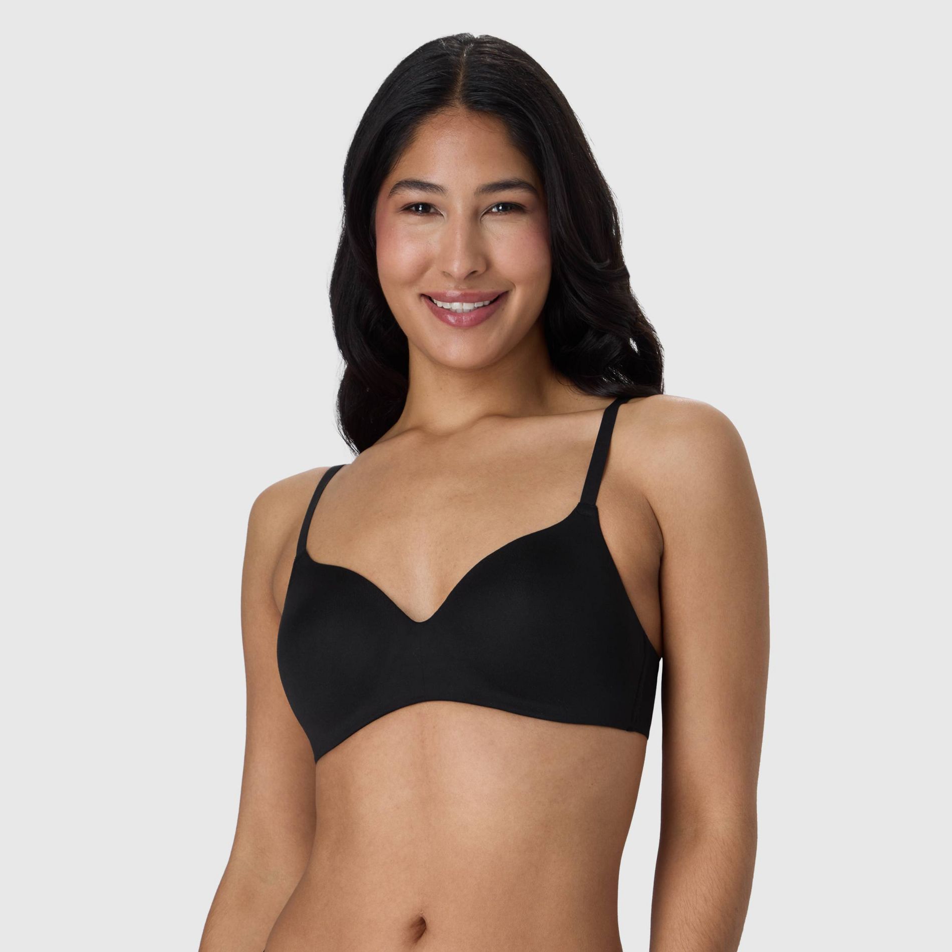 Hanes Womens's Concealing Petals Bra