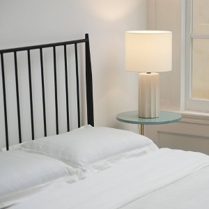 Globe Electric 20" Ribbed Ceramic Table Lamp - 1 of 4