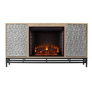 Hollesborne Electric Fireplace with Media Storage - SEI - 1 of 4