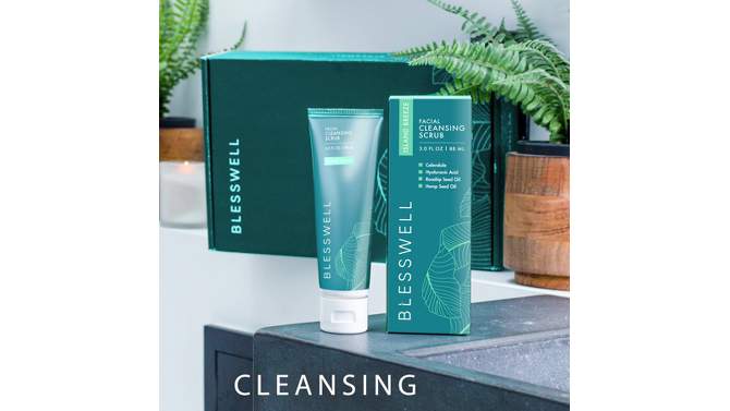 Blesswell Facial Cleansing Scrub - 3 fl oz, 2 of 7, play video