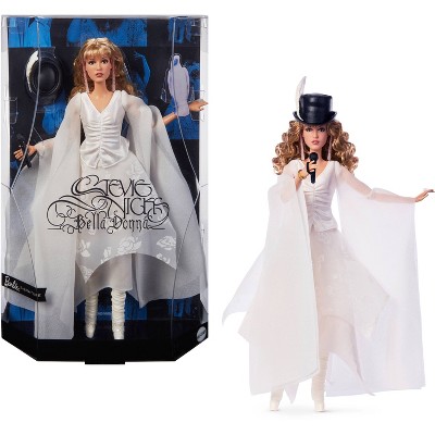 Barbie Signature Stevie Nicks Bella Donna Collector Doll with Flowing White Dress & Accessories