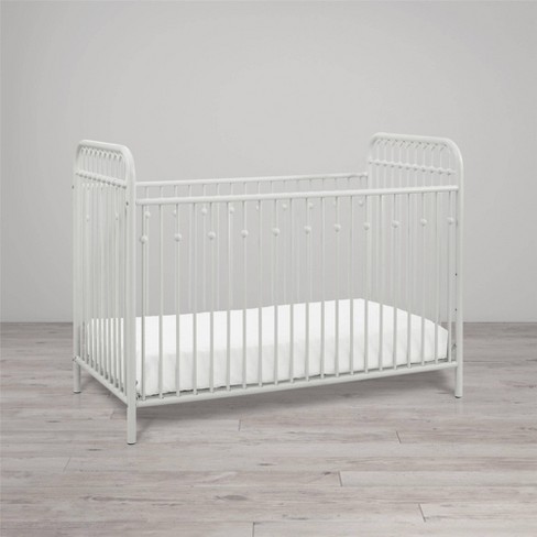 Little Seeds Monarch Hill Ivy Metal Baby Crib White Target