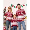 Christmas Sweater Long Sleeve Crew Neck Knitted Holiday Pullover Reindeer for Kids - 4 of 4