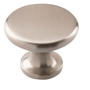 Amerock Allison Round Furniture Knob 1-1/2 in. D 1-3/16 in. Satin Nickel 1 pk - 1 of 1