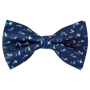 Men's Animal Printed Design 2.75 W And 4.75 L Inch Pre-Tied adjustable Bow Tie - 1 of 3