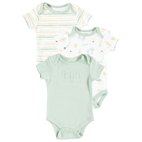 Unisex Baby Short Sleeve Easter Chick Graphic Bodysuit