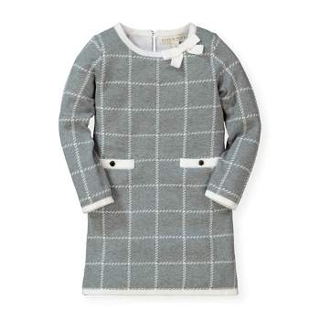 Hope & Henry Girls' Bow Detail Sweater Dress, Infant