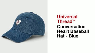 Conversation Heart Baseball Hat - Universal Thread™ Blue : Target