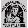 Men's Star Trek Spock Always Shall Be Valentine Sweatshirt - image 2 of 4