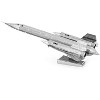 Model Kit Lockheed Martin SR-71 Blackbird Aircraft (Moderate Difficulty) Steel Model by Metal Earth - 2 of 4
