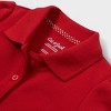 Toddler Girls' Short Sleeve Interlock Uniform Polo Shirt - Cat & Jack™ - 3 of 3