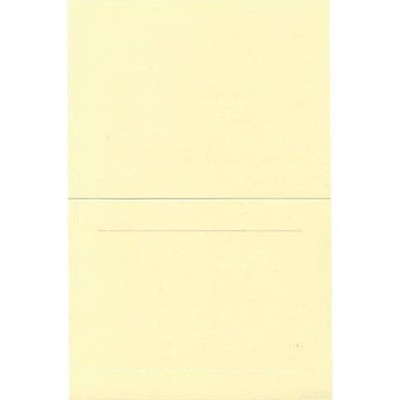 JAM Paper Strathmore Foldover Cards A7 Size 5.25x7.25 80lb Ivory Wove Panel 37806093
