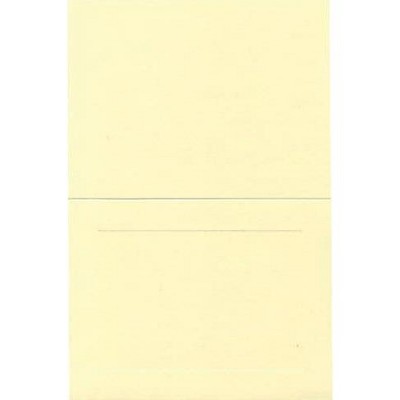 JAM Paper Strathmore Foldover Cards A7 Size 5.25x7.25 80lb Ivory Wove Panel 37806093