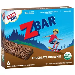CLIF Kid ZBAR Organic Chocolate Brownie Snack Bars
