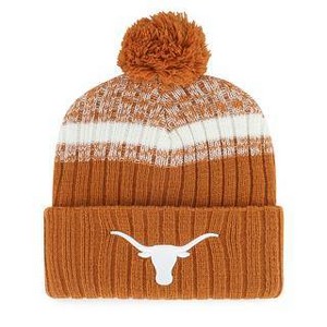 NCAA Texas Longhorns Highline Knit Beanie: Sports Team Logo, Adult One Size - 1 of 2