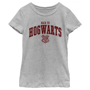 Girl's Harry Potter Back to Hogwarts Collegiate T-Shirt - 1 of 4