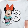 Girls' - Disney - Minnie Birthday 3 Short Sleeve Graphic T-Shirt - 2 of 4