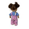 Doll Clothes Superstore Funny Bear Print Overalls Fits 14 Inch Baby Alive And Little Baby Dolls - 4 of 4