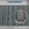 Acekool Modern Neutral Rug 2x6 , Washable Low Pile Carpet with Non-Slip TPR Backing, Thin Foldable Printed Mat for Living Room, Bedroom Black - 4 of 4