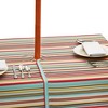 Design Imports  Summer Stripe Outdoor Tablecloth With Zipper 60X120 - 2 of 4