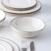 Noritake Platinum Wave Set of 4 Coupe Soup/Cereal Bowls - 2 of 4