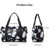 Hachikiko Expandable Travel Duffle Bag,Lightweight Weekender/Overnight/Hospital Bag, Carry-On Tote for Women & Men - 2 of 4