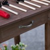 VYNXARIA  36'' Wooden Potting Bench ¨C Mobile Work Table with Sink, Drawer & Ample Storage! - 4 of 4