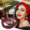 Unique Bargains Women's Stripes Elastic Cross Headwrap 1 Pc - 2 of 4