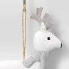 Christmas Fabric Deer Ornament White - Wondershop™ - 3 of 3
