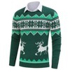 WhizMax Men's Round Neck Pullover Christmas Jacquard Sweater - 2 of 4