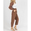Women's BELTED STRAIGHT LEG TROUSERS - Idem Ditto - 4 of 4