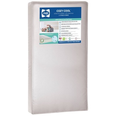 Sealy Cozy Cool 2 stage Hybrid Crib And Toddler Mattress Target