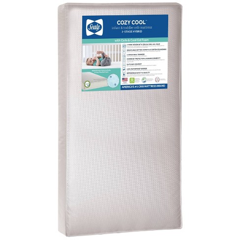 Sealy Cozy Cool 2-Stage Hybrid Crib and Toddler Mattress - image 1 of 4