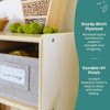 Guidecraft EdQ Shelves and 5 Bin Storage Unit 30": Kids' Wooden Bookshelf Cubby Shelving with Organization for School and Home - 2 of 4