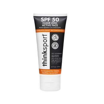 thinksport Clear Zinc Mineral Sunscreen Lotion - SPF 50 - 2 fl oz