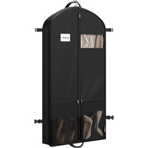 54'' Heavy Duty 300D Polyester Travel Garment Bag, Pockets for Suits, Dresses, Coats & Tuxedos - 1 of 4