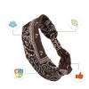 Unique Bargains Women's Twisted Knot Wide Headbands Beige Brown Green Gray 4 Pcs - 3 of 4