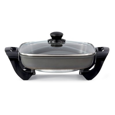 8 Nonstick Electric Skillet with Glass Lid