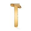 Black Bow Jewelry Sterling Silver 14k Yellow Gold Plated NHL Detroit Red Wings Toe Ring - 3 of 4