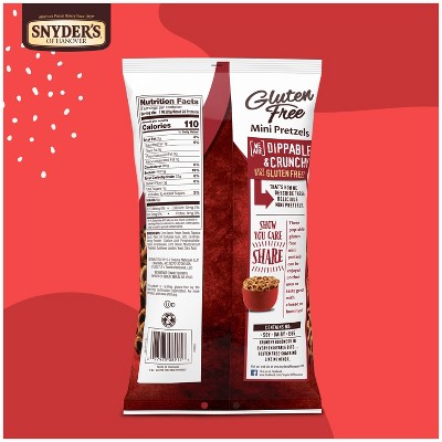 Snyder&#39;s of Hanover Gluten Free Mini Pretzels - 8oz